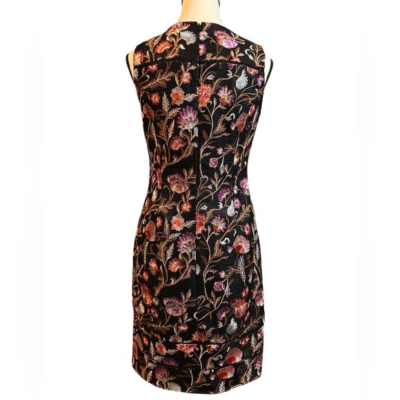 White House Black Market Embroidered Floral Sheath Dress - Picture 8 of 8